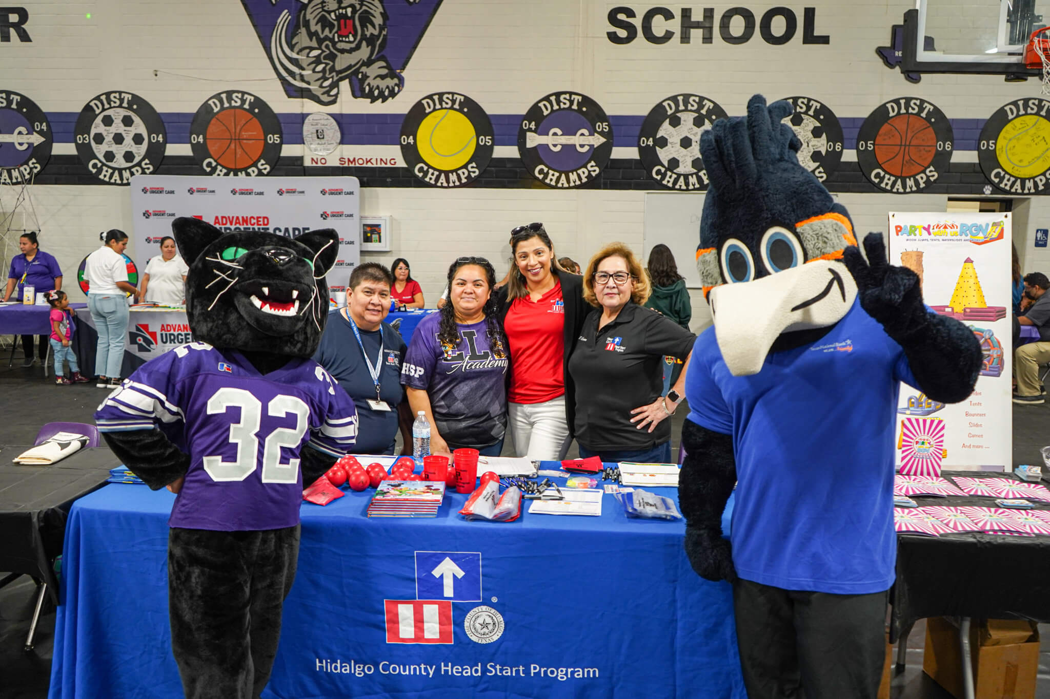 Rico was present at Weslaco ISD Back to School event! Texas National Bank